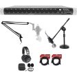 PRESONUS Studiolive 16R Digital Rack Mount Mixer+Headphones+Mic+Boom+Stand Fashion