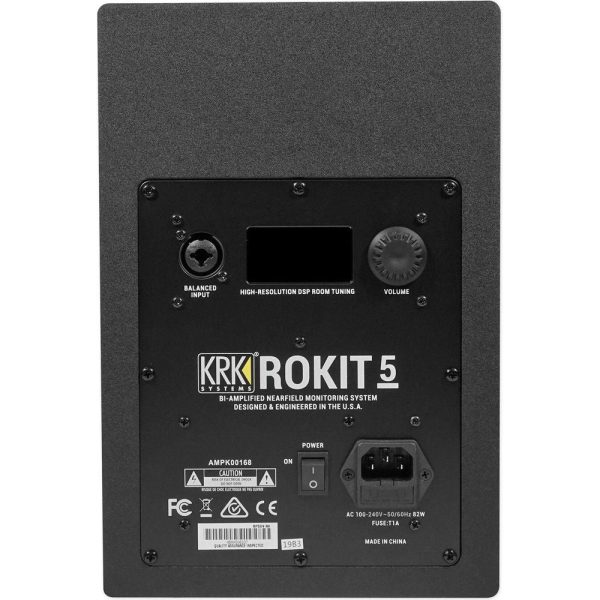 KRK ROKIT 5 G4 5  Bi-Amped Active Powered Studio Monitor Speaker RP5-G4 RP5G4 Supply