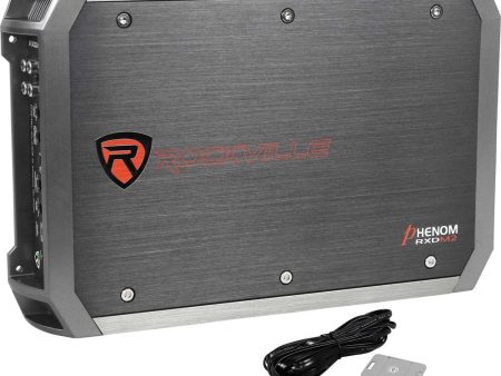 Rockville 1500w Mono Amplifier Amp For (2) Kicker 43CVR124 COMPVR 12  Subwoofers Fashion