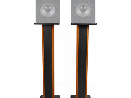 (2) 36  Bookshelf Speaker Stands For Micca MB42 Bookshelf Speakers Fashion