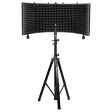 Rockville Recording Studio Microphone Isolation Shield + Heavy Duty Tripod Stand For Sale