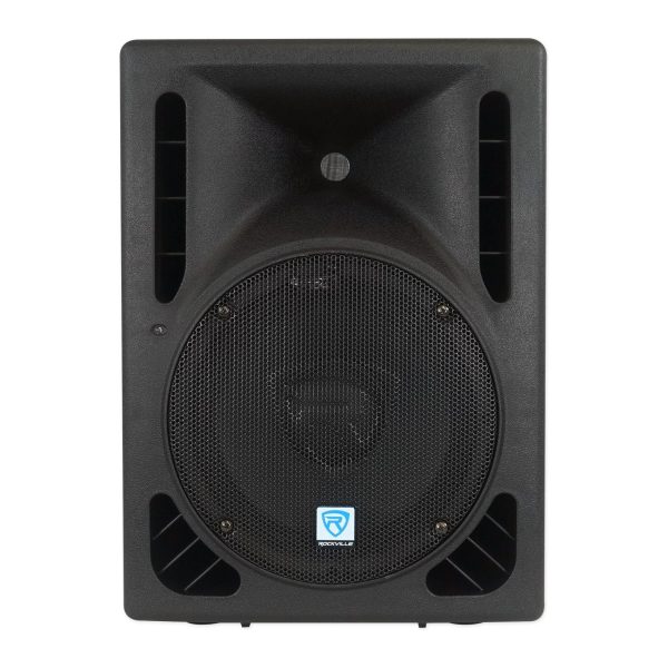 Rockville RPG10BT 10  Powered 600W DJ PA Speaker w Bluetooth+Headset Microphone For Sale