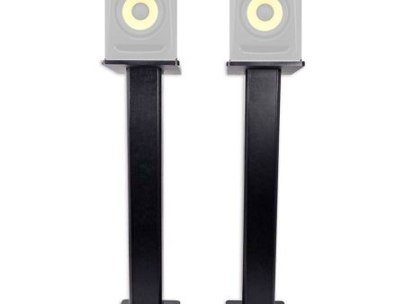 (2) Rockville 36” Studio Monitor Speaker Stands For KRK ROKIT 6 G3 Monitors Supply