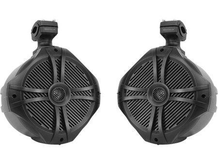 (2) Rockville RWB90B 8  300 Watt 360° Swivel Tower Speakers for Yamaha YXZ Supply