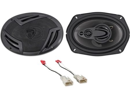 Rockville 6x9  Rear Factory Speaker Replacement Kit For 2002-2006 Toyota Camry Discount