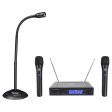 Samson CM15P 15  Podium Microphone Church Altar Mic+2) Handheld Wireless Mics For Discount