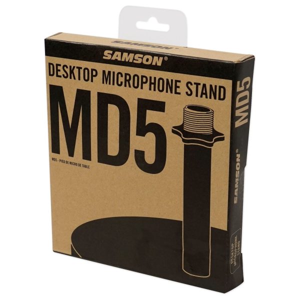 Samson MD5 Weighted Podcast Podcasting Mic Stand+Black Shockmount+Pop Filter Online Sale