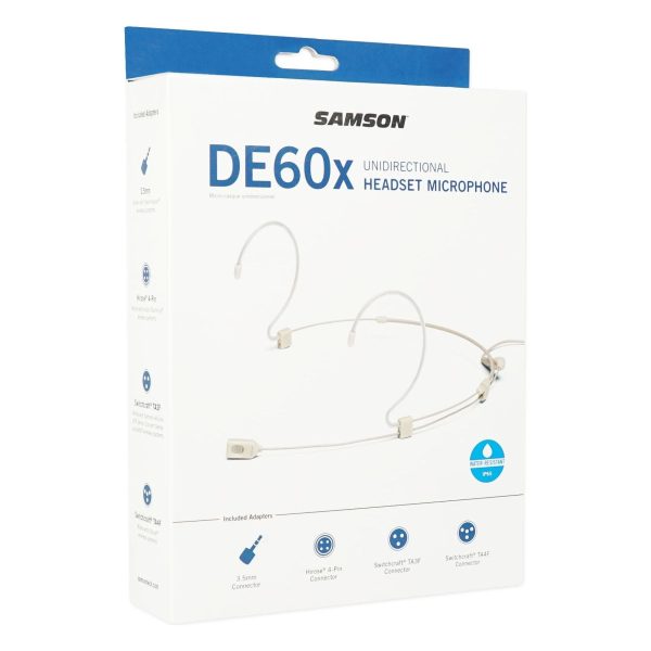 Samson DE60X Headset Microphone For SHURE PG1 Bodypack Transmitter For Sale