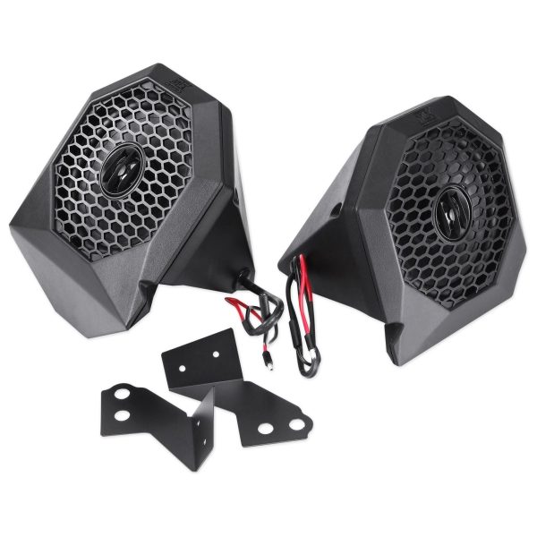 Speakers for 14-18 Polaris RZR XP1000 900+Pods+Amp Bluetooth Player+Dash Kit Cheap