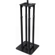 (1) Rockville Black Adjustable Totem Speaker Stand For EV Electro-Voice ZLX-12P Online Sale