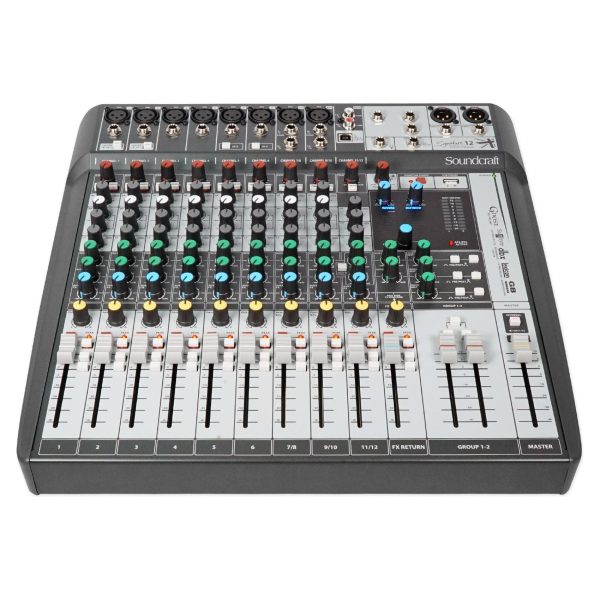 Soundcraft Signature 12 MTK 12MTK Mixer w  Interface+Snake Cable+(3) Microphones Online Sale