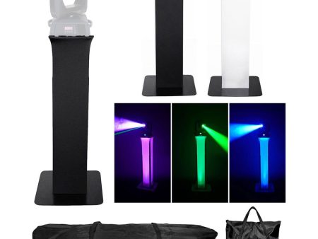 (1) Totem Light Stand+Black+White Scrims For American DJ VIZI SPOT 5R Online now