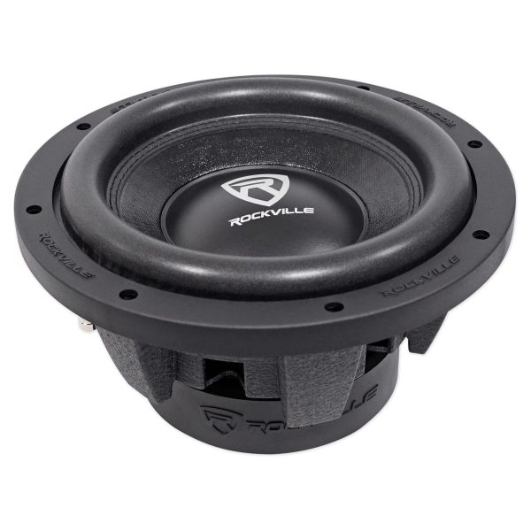 Rockville W10K6D2 V2 10  2000w Peak Car Audio Subwoofer Dual 2-Ohm Sub 500w RMS CEA Rated Supply