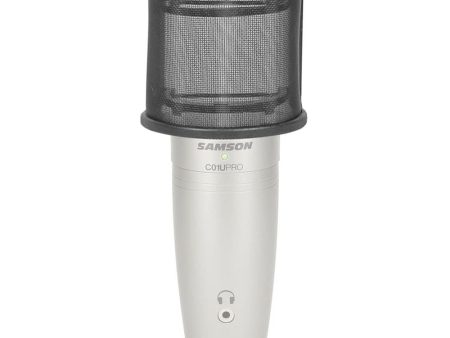 Rockville Pop Filter Curved Mesh Microphone Windscreen for Samson C01U Pro USB Online Hot Sale