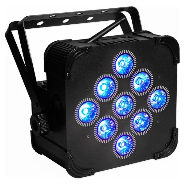 4 Rockville BEST PAR+BEST STRIP+ROCKWEDGE Wireless DMX Battery Lights+Controller on Sale