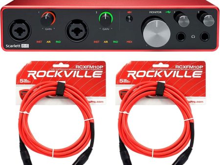 Focusrite SCARLETT 8I6 3rd Gen USB Audio Interface w  Pro Tools First+Cables For Sale