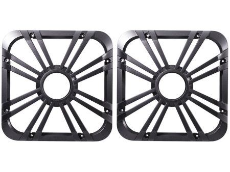 (2) Kicker 11L710GLC 10  Charcoal Grilles w LED For SoloBaric 11S10L7 Subwoofers Sale