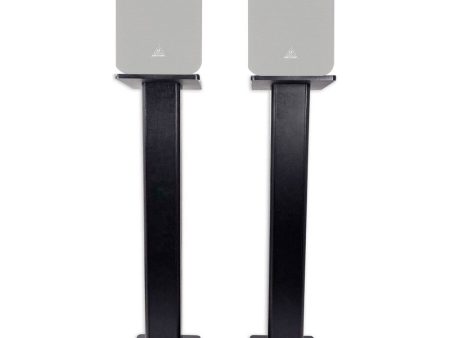 (2) Rockville 36” Studio Monitor Speaker Stands For Behringer 1C-BK Cheap