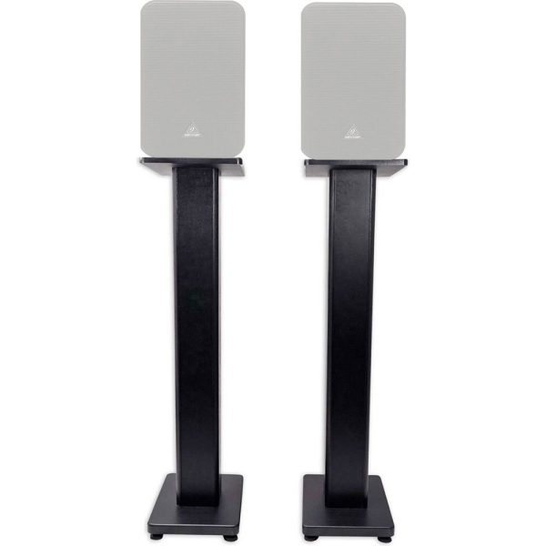 (2) Rockville 36” Studio Monitor Speaker Stands For Behringer 1C-BK Cheap