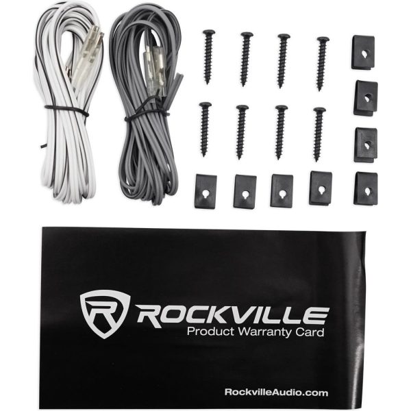 Rockville 6x9 +6.5  Car Speakers+Kicker 12  Subwoofer+5-Channel Amplifier+Wires For Cheap