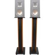 (2) 36  Bookshelf Speaker Stands For Klipsch R-15PM Bookshelf Speakers Hot on Sale