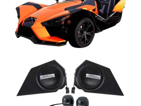 SSV Works 6.5  Side Panel Speaker Pods for Polaris Slingshot+Bluetooth Speakers Cheap