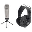 Samson C01U ASMR Recording Streaming USB Microphone Mic Kit w  Headphones on Sale