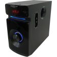 Rockville Hybrid Home Theater Karaoke Machine System w 5.25  Sub+2 Wireless Mics on Sale