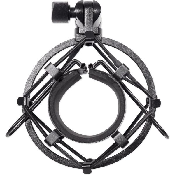 Black Metal Shock Mount w Foam For Nady SCM-700 Condenser Studio Microphone Online now