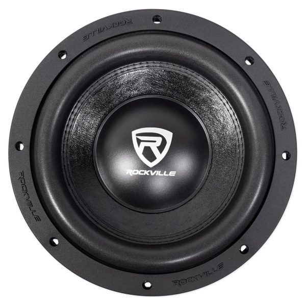 Rockville W10K6D2 V2 10  2000w Subwoofer+Vented Sub Box+Mono Amplifier+Amp Kit For Discount