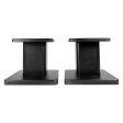 (2) 8” Black Bookshelf Speaker Stands For Klipsch R-15PM Bookshelf Speakers on Sale