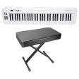 Samson Carbon 61 Key USB MIDI DJ Keyboard Controller + Software + Padded Bench For Discount