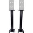 (2) Rockville 28  Studio Monitor Speaker Stands For ADAM Audio S5V Monitors Supply