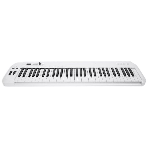 Samson Carbon 61 Key USB MIDI DJ Keyboard Controller+Dual Shelf Studio Stand For Cheap