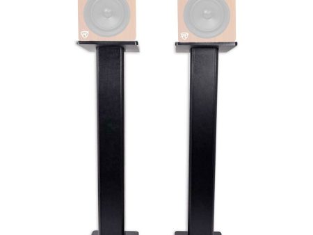 (2) Rockville 28  Studio Monitor Speaker Stands For Rockville APM5C Cheap