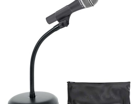 Samson Q8x Dynamic Microphone+Gooseneck Desktop Mic Stand For Studio Podcast For Discount