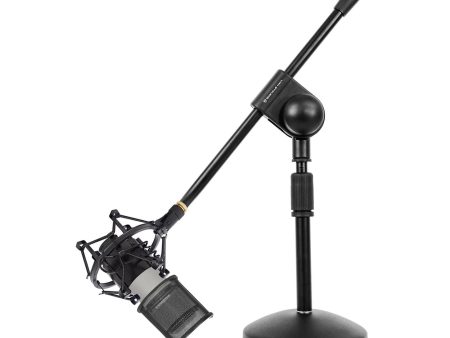 Samson C01 Studio Condenser Recording Microphone+Shock Mount+Filter+Boom Stand on Sale