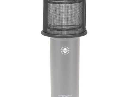 Rockville Pop Filter Curved Recording Mic Windscreen for Sterling Audio ST51 Online now