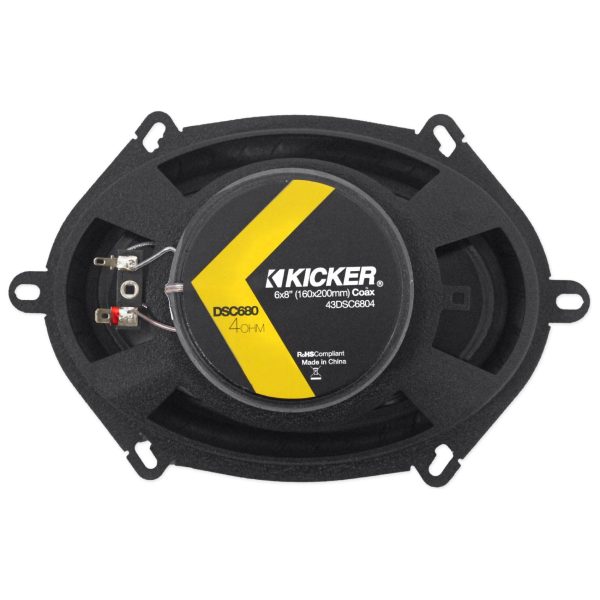 (2) Pairs Of New Kicker 43DSC6804 6x8  D-Series 200 Watt 2-Way Car Speakers For Sale