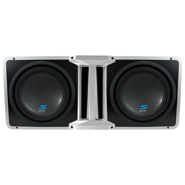 (2) Alpine S-SB12V Loaded 12  600w S-W12D4 Subwoofers+Ported Sub Enclosure Box Online Hot Sale