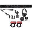 Focusrite Scarlett OctoPre 8-Ch Microphone Mic Preamp+Boom+Mic+Headphones+Cables Online Sale