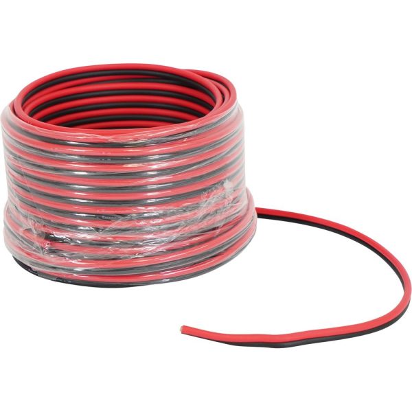 Rockville RED 14G50 OFC 14 Gauge 50 Foot 100% Copper Speaker Wire Car Audio For Cheap