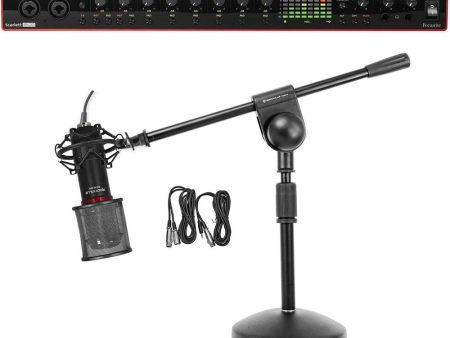 Focusrite Scarlett 18i20 3rd Gen 18-in, 20-out USB audio interface+Mic and Boom Stand Online Sale