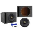 Rockville W12K9D2 V3 12  4000 Watt Car Audio Subwoofer + Vented Sub Box Enclosure Hot on Sale