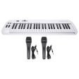 Samson Carbon 49 Key USB MIDI DJ Keyboard Controller+Software+(2) Microphones For Discount