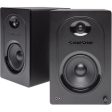 2) SAMSON M50 5  Studio Computer Podcast Reference Monitors Speakers+Desk Stands For Sale