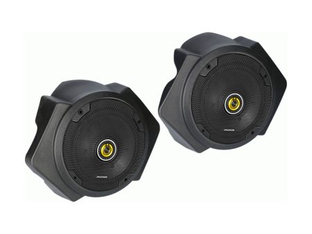 (2) Kicker 6.5  Speakers+Metra Kick Panel Pods for 2014-Up Polaris RZR 1000 900S For Cheap