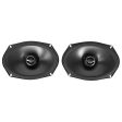 (4) ALPINE S-S69 260 Watt 6x9  Car Audio 2-Way Speakers+4-Channel Amplifier Online Hot Sale