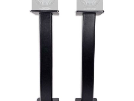 (2) Rockville 28  Studio Monitor Speaker Stands For Auratone 5C Monitors Online now