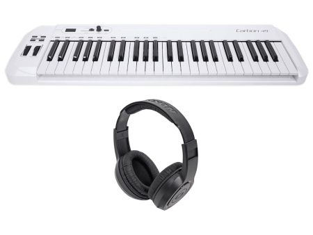 Samson Carbon 49 Key USB MIDI DJ Keyboard Controller+Software+Headphones Discount